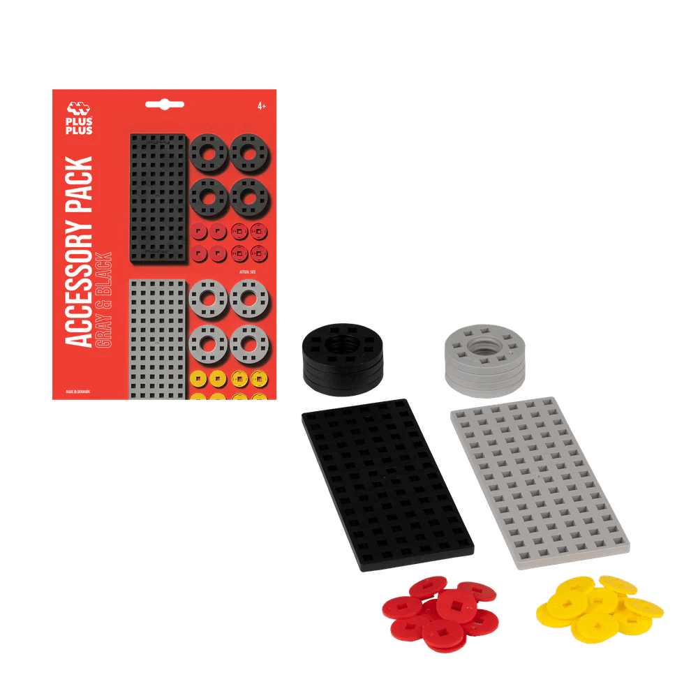 Plus Plus Small Baseplate and Wheel Mix - Nest and Sprout - Plus - Plus