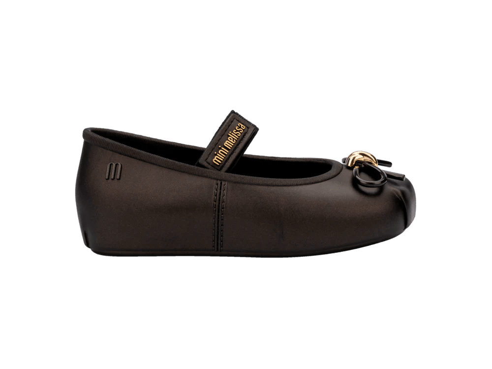 Mini Melissa Sophie | Metallic Black | Sizes 5 - 9 FINAL SALE - Nest and Sprout - Mini Melissa