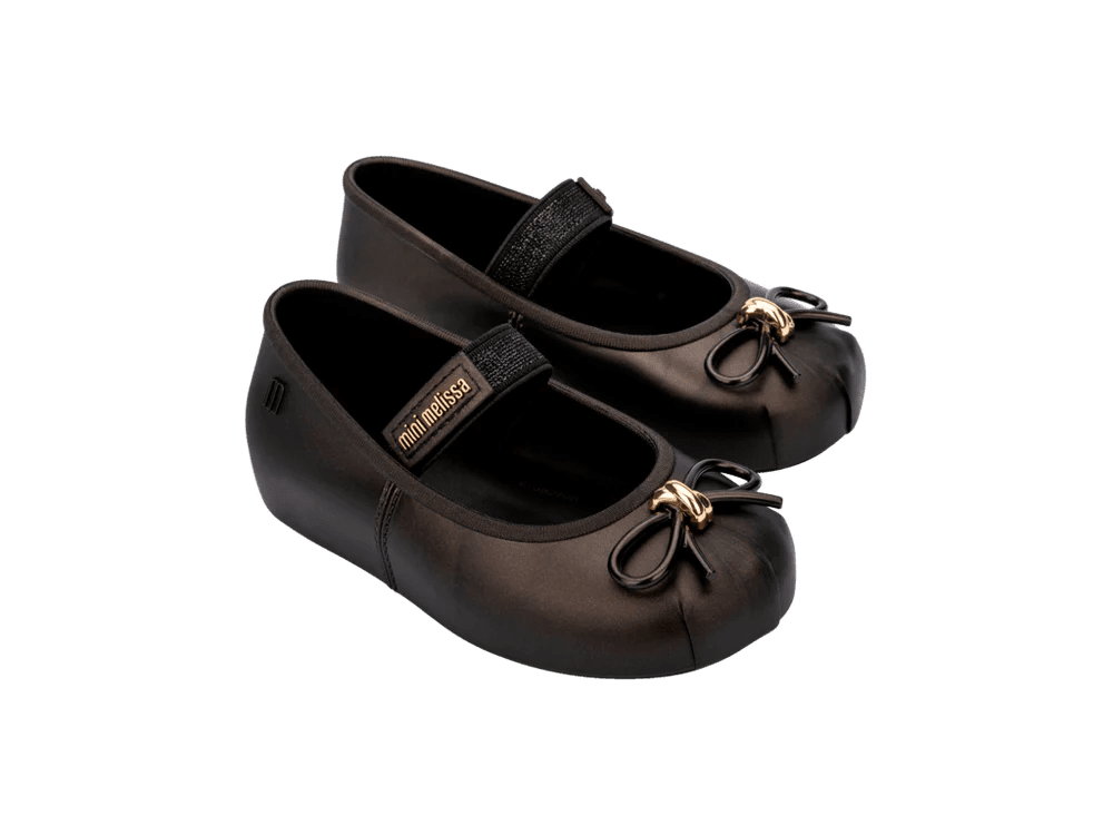 Mini Melissa Sophie | Metallic Black | Sizes 5 - 9 FINAL SALE - Nest and Sprout - Mini Melissa