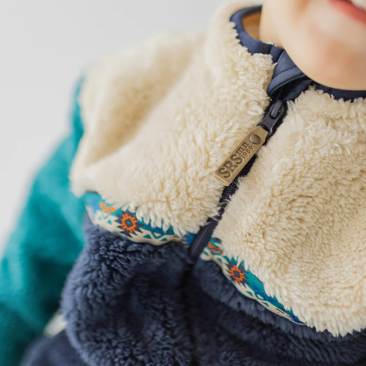 Souris Mini Fleece Suit | Blue