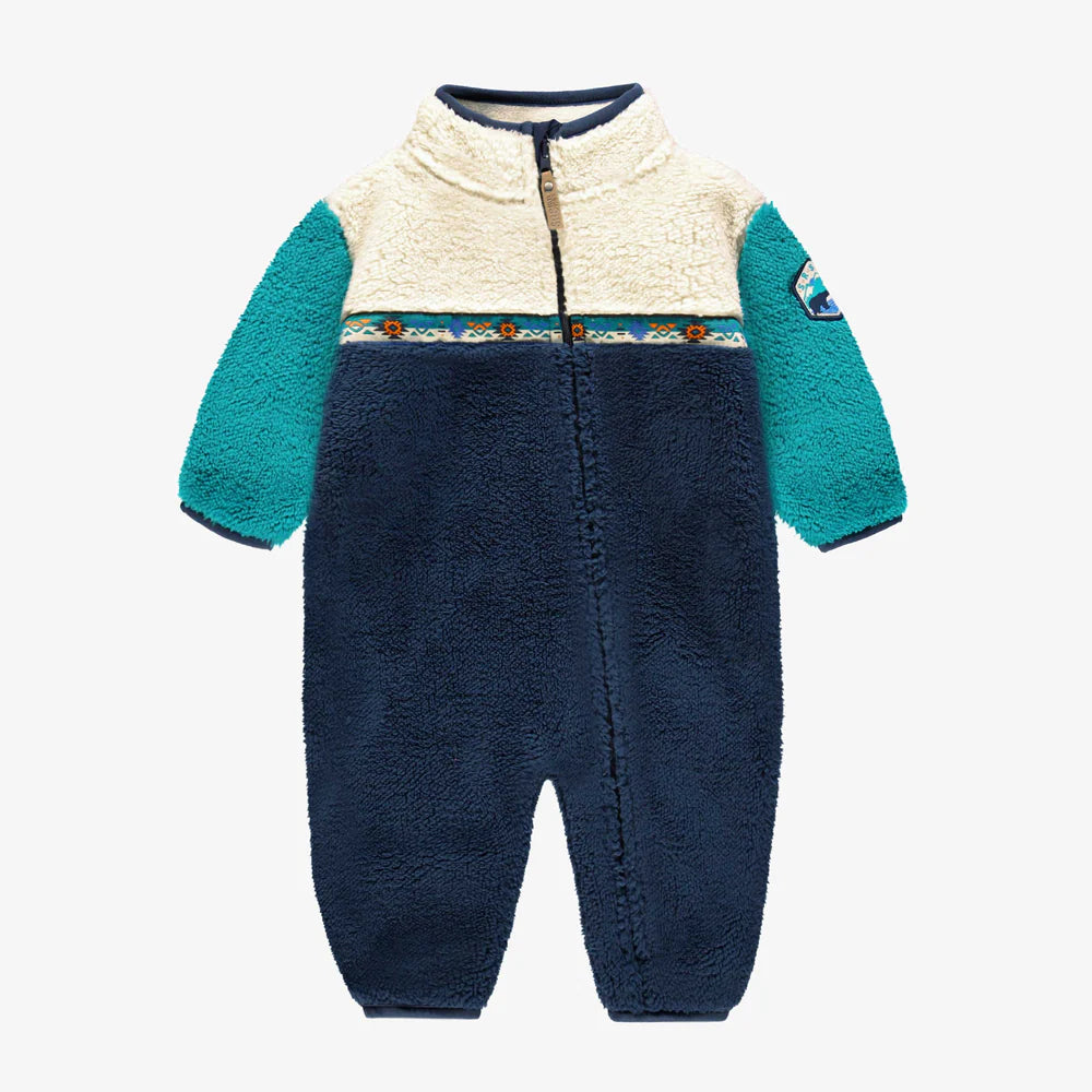 Souris Mini Fleece Suit | Blue