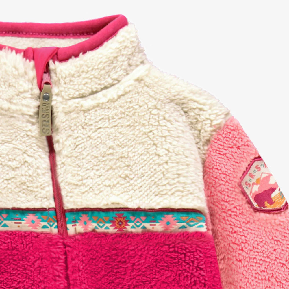 Souris Mini Fleece Suit | Rose