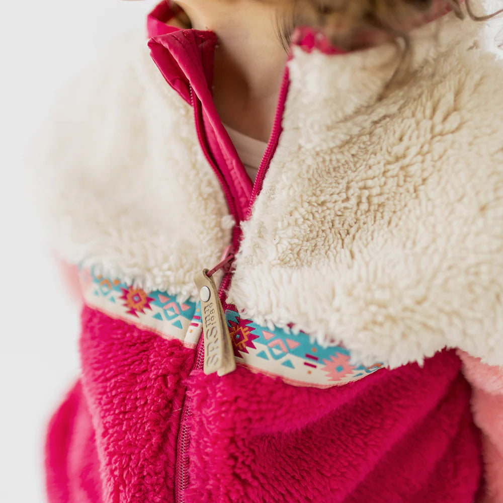 Souris Mini Fleece Suit | Rose