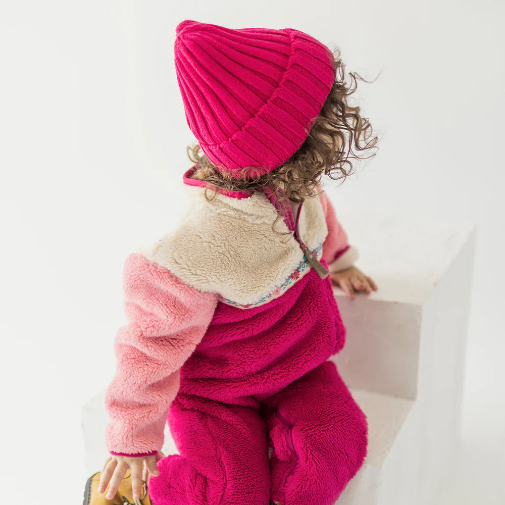 Souris Mini Fleece Suit | Rose