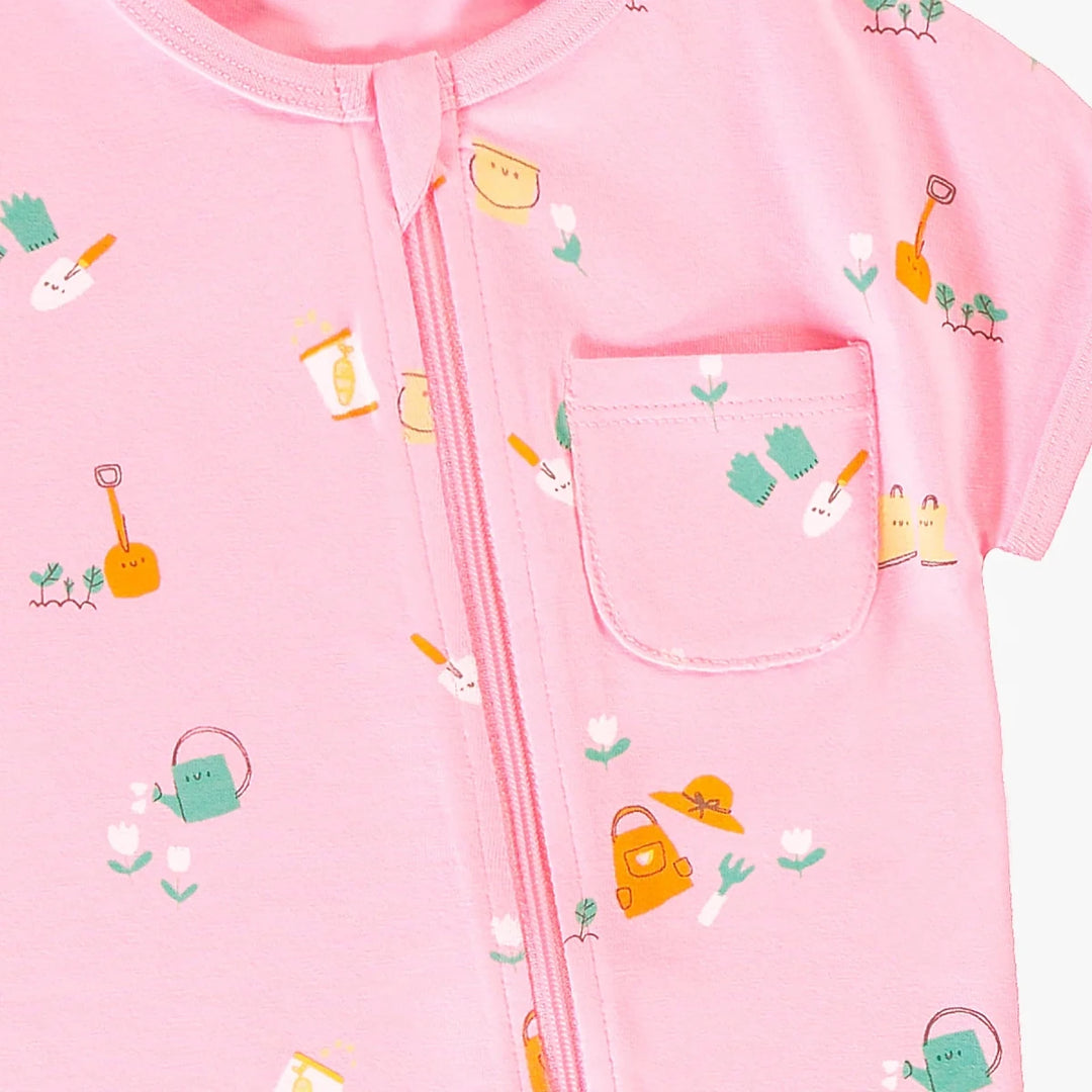 Souris Mini Pink Patterned One - Piece Pyjama - Nest and Sprout - Souris Mini