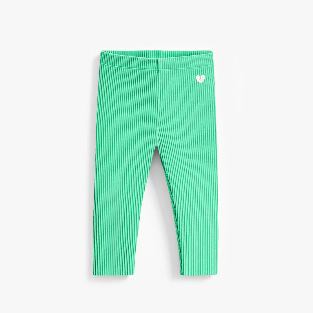 Souris Mini Turquoise Ribbed Knit Leggings