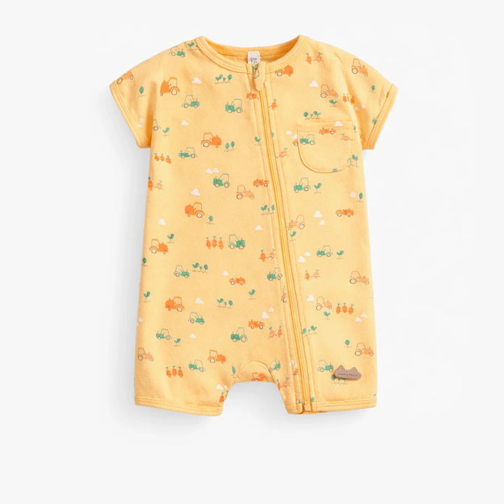 Souris Mini Yellow Patterned One - Piece Pyjama - Nest and Sprout - Souris Mini