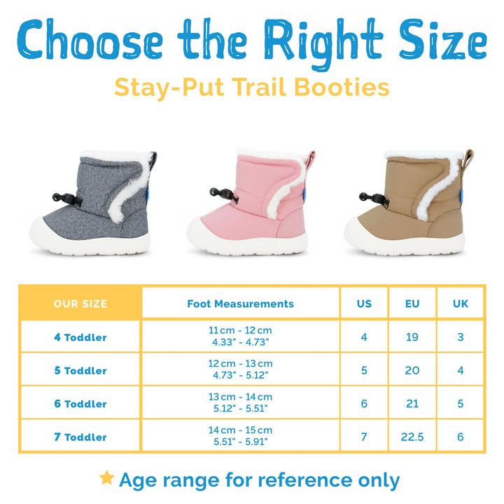 Stay-Put Trail Booties | Black