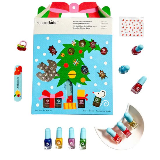 Suncoatkids Christmas Mini Mani nail kit - Nest and Sprout - Suncoatkids