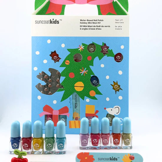 Suncoatkids Christmas Mini Mani nail kit
