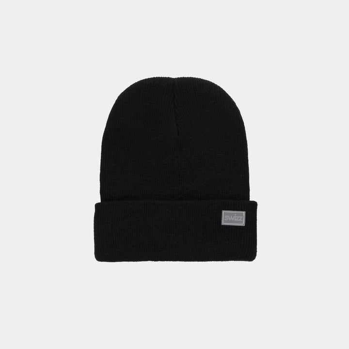 Swizz the Label Beanie – Black