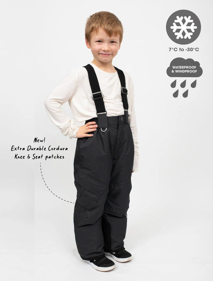 Therm Snowrider Kids Snow Pants | Black to 14Y - Nest and Sprout-Therm