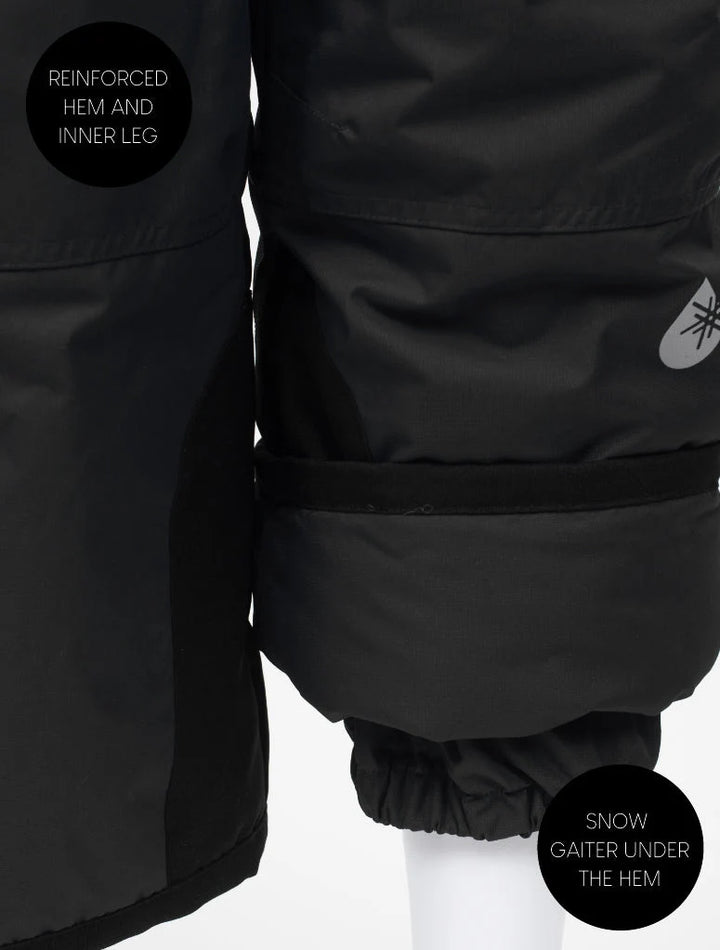 Therm Snowrider Kids Snow Pants | Black to 14Y - Nest and Sprout-Therm