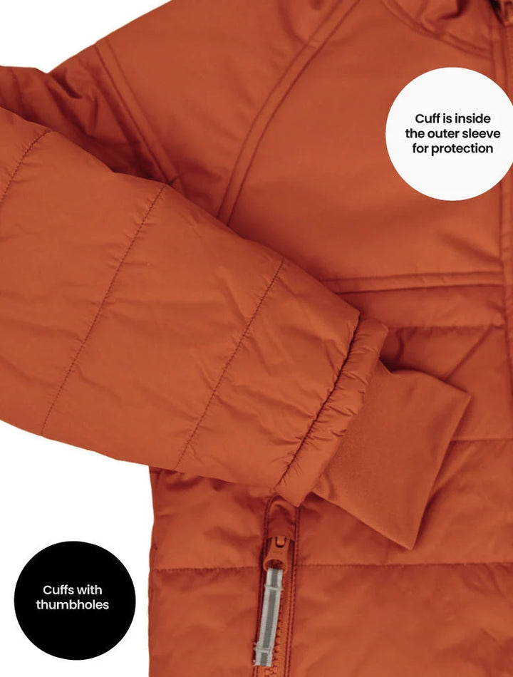 Therm Puffer Jacket – Hydracloud – Burnt Orange