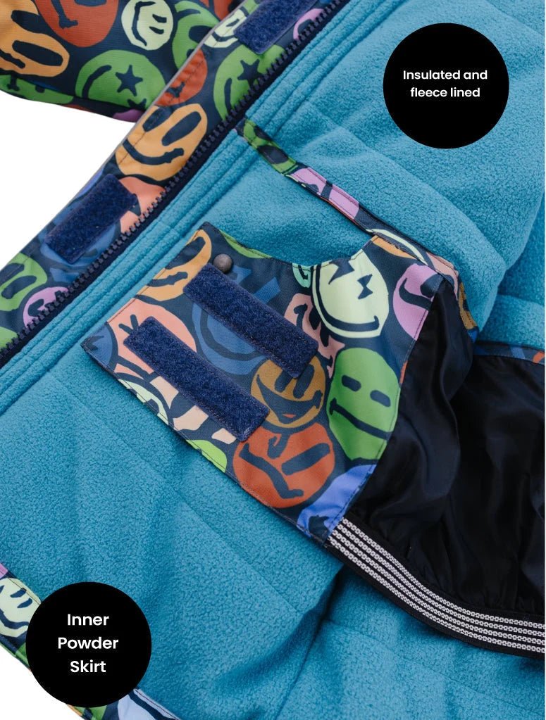 Therm Snowrider Kids Jacket | Smiley to 14Y - Nest and Sprout-Therm