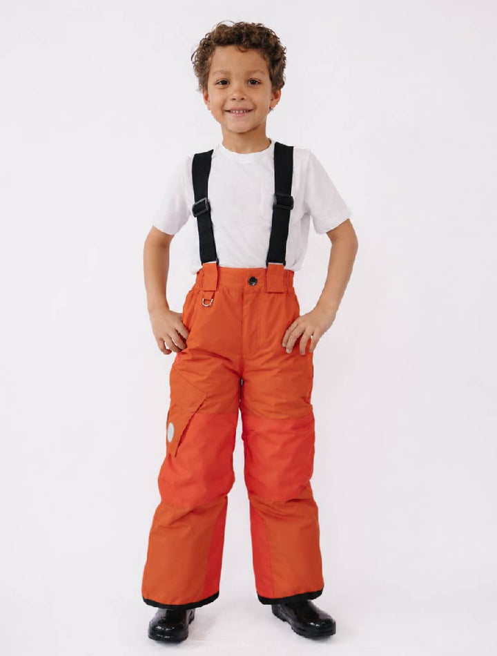 Therm Snowrider Kids Snow Pants | Burnt Orange to 14Y - Nest and Sprout-Therm