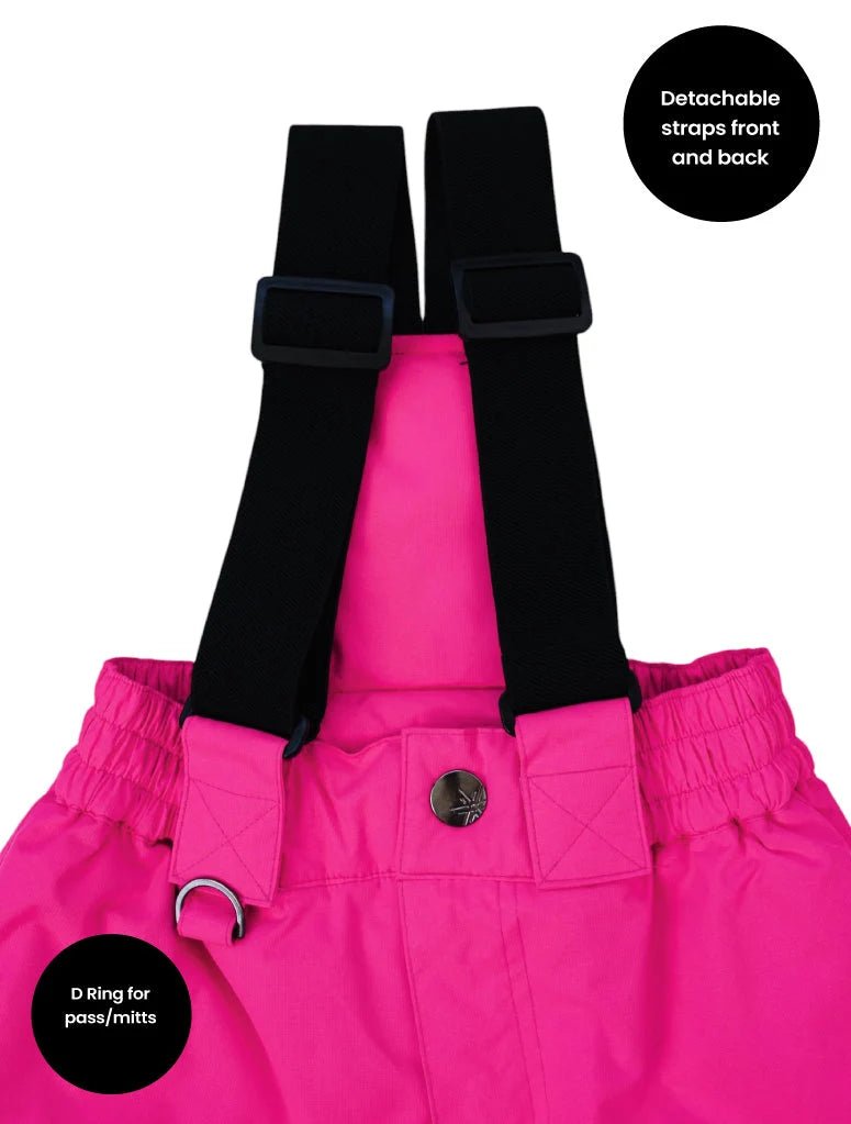 Therm Snowrider Kids Snow Pants | Neon Pink to 14Y - Nest and Sprout-Therm