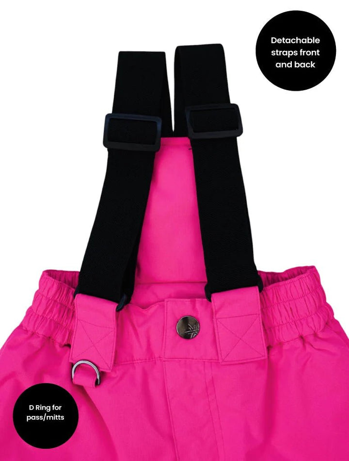 Therm Snowrider Kids Snow Pants | Neon Pink to 14Y - Nest and Sprout-Therm