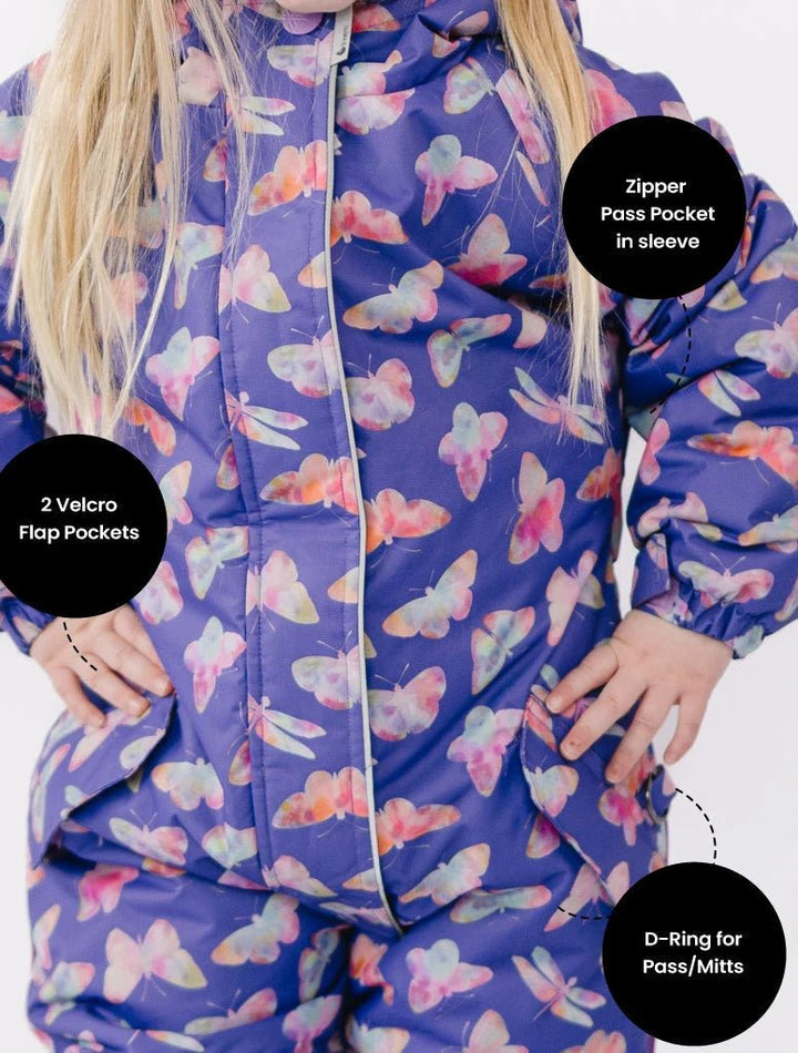 Therm Snowrider Kids Snowsuit | Butterfly 2T to 8Y - Nest and Sprout-Therm