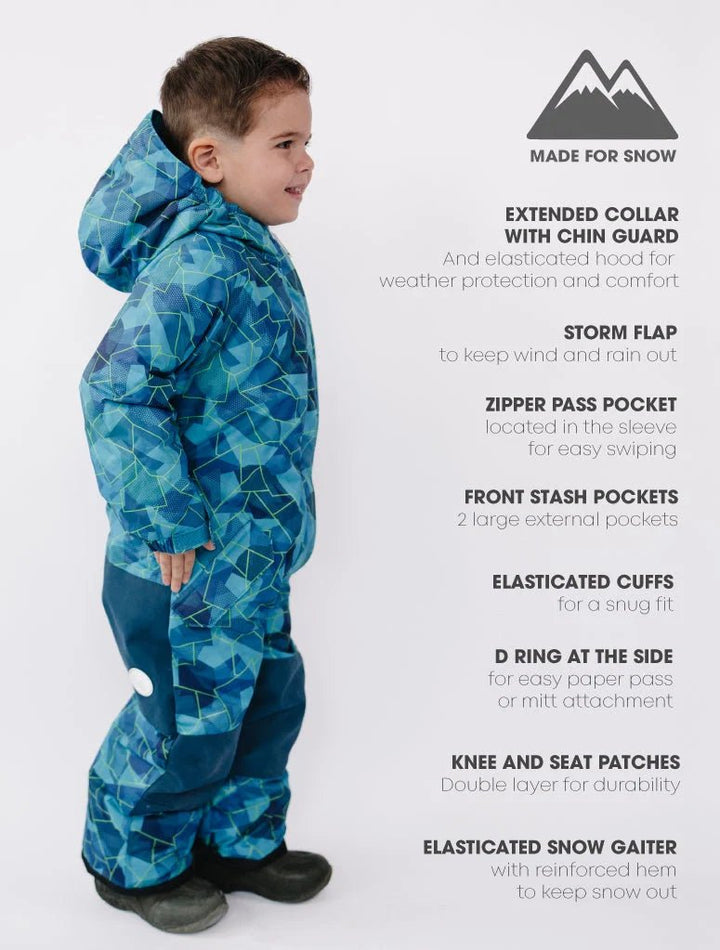 Therm Snowrider Kids Snowsuit | Geo Tech 2T to 8Y - Nest and Sprout-Therm