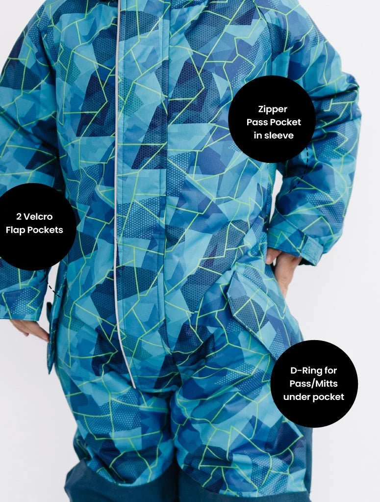 Therm Snowrider Kids Snowsuit | Geo Tech 2T to 8Y - Nest and Sprout-Therm