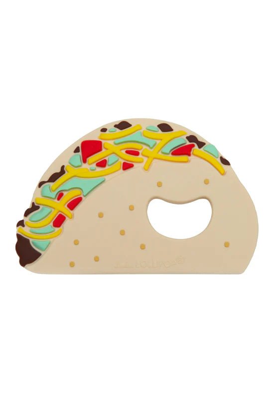 Silicone Teether Single - Taco - Nest and Sprout - Loulou Lollipop