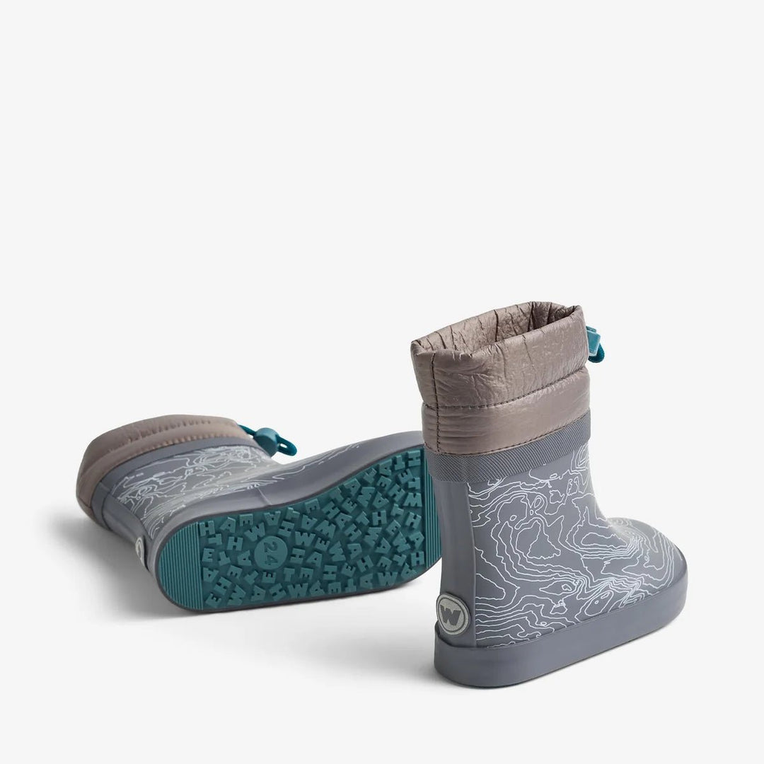 Wheat Thermo Barefoot Rubber Arden | Dark Reflective Map - Nest and Sprout-Wheat Kids