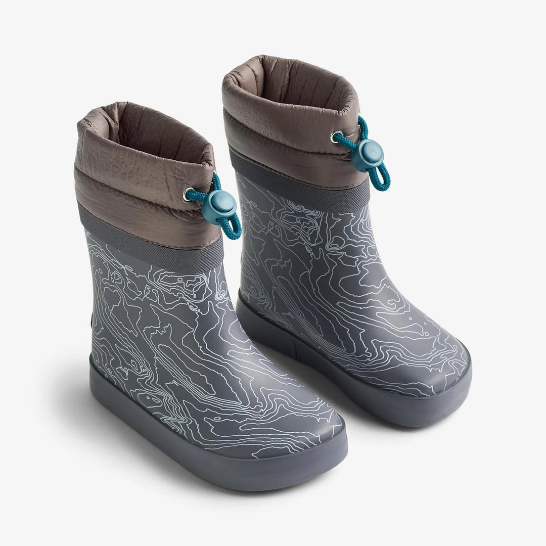 Wheat Thermo Barefoot Rubber Arden | Dark Reflective Map - Nest and Sprout-Wheat Kids
