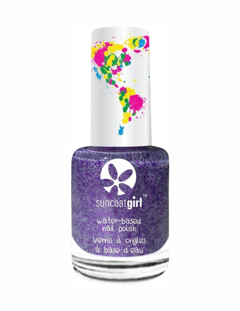Suncoatgirl Twinkled Purple Kids Nail Polish - Nest and Sprout - Suncoatkids