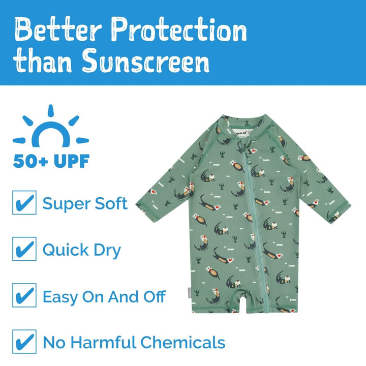 Jan & Jul UV Jumpsuit – Otter - Nest and Sprout - Jan & Jul