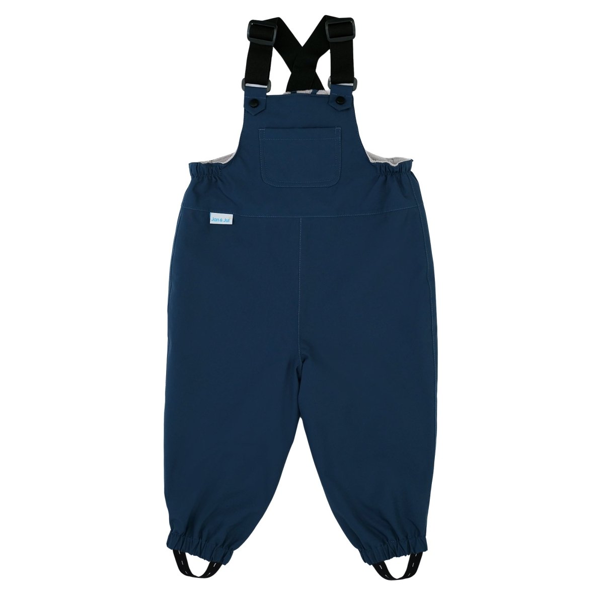 Jan & Jul Cozy-Dry Rain Bib Pants – Dark Navy - Nest and Sprout-Jan & Jul