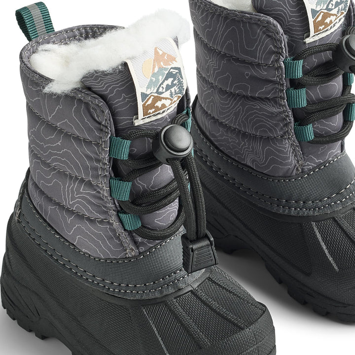 Wheat Winterboot Aleex – Dark Reflective Map