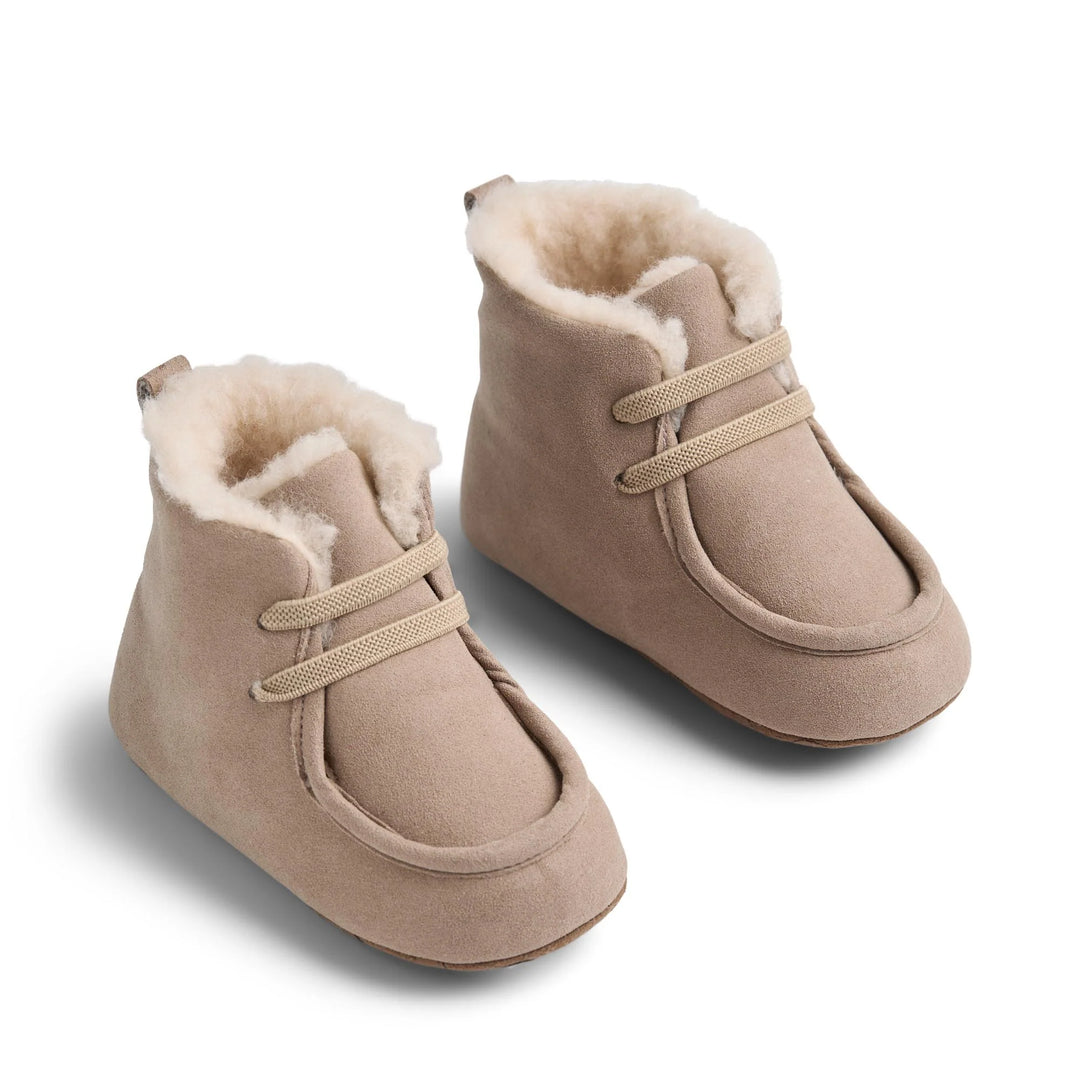 Wheat Wool-Blend Indoor Shoe Mae – Portabella