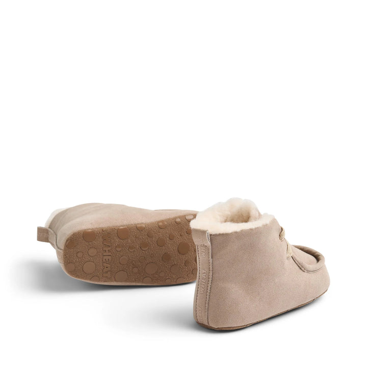 Wheat Wool-Blend Indoor Shoe Mae – Portabella