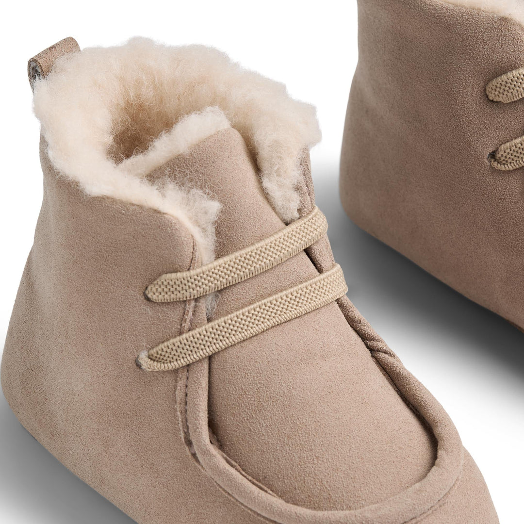 Wheat Wool-Blend Indoor Shoe Mae – Portabella