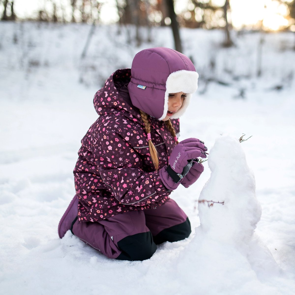 Jan & Jul Toasty-Dry Waterproof Snow Gloves – Dark Plum - Nest and Sprout-Jan & Jul