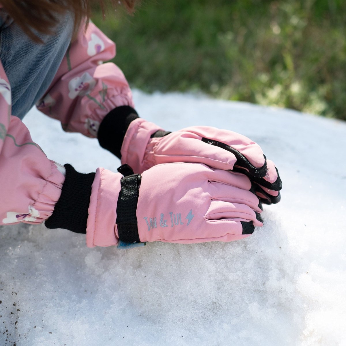 Jan & Jul Toasty-Dry Waterproof Snow Gloves – Dusty Pink - Nest and Sprout-Jan & Jul