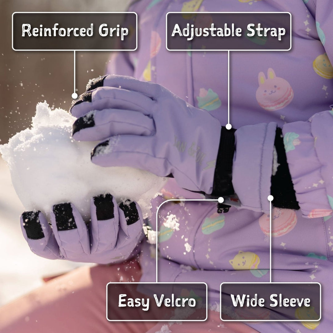 Jan & Jul Toasty-Dry Waterproof Snow Gloves – Dark Slate