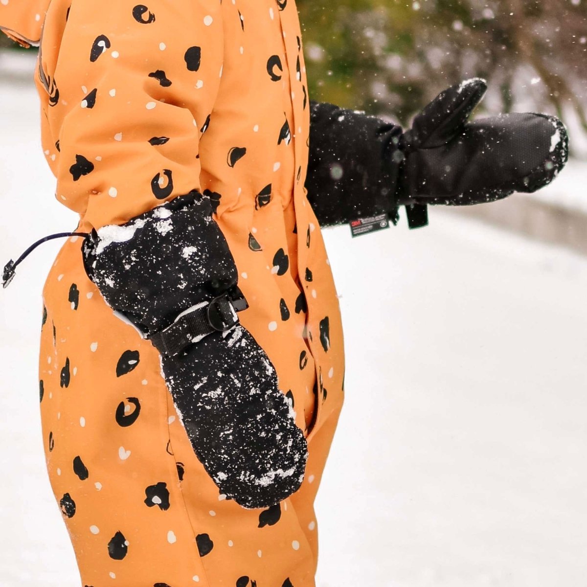 Jan & Jul Toasty-Dry Waterproof Snow Mittens – Black - Nest and Sprout-Jan & Jul
