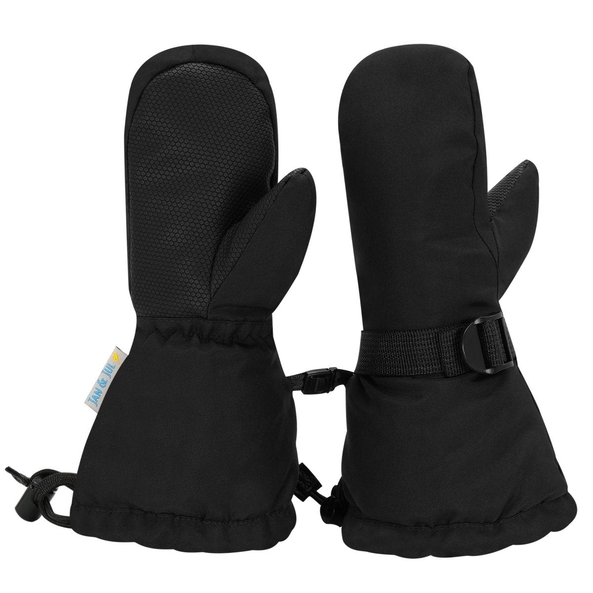Jan & Jul Toasty-Dry Waterproof Snow Mittens – Black - Nest and Sprout-Jan & Jul