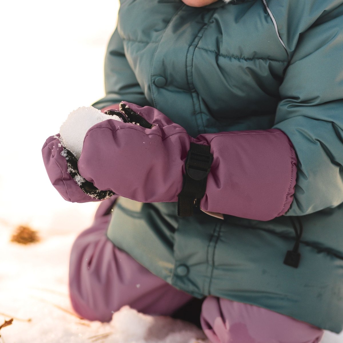 Jan & Jul Toasty-Dry Waterproof Snow Mittens – Dark Plum - Nest and Sprout-Jan & Jul
