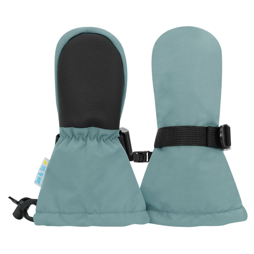 Jan & Jul Toasty-Dry Waterproof Snow Mittens – Dark Spruce - Nest and Sprout-Jan & Jul