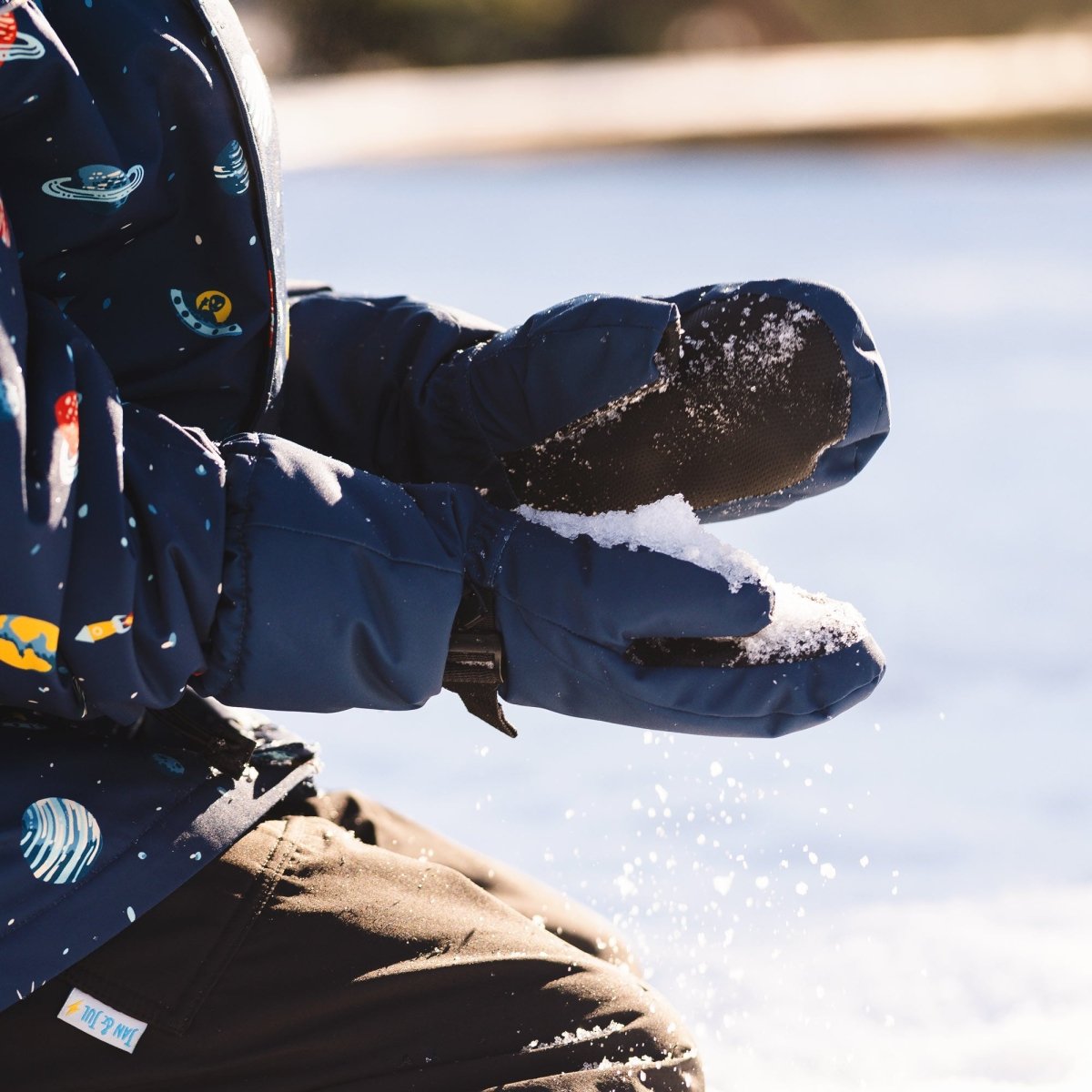 Jan & Jul Toasty-Dry Waterproof Snow Mittens – Dark Navy - Nest and Sprout-Jan & Jul