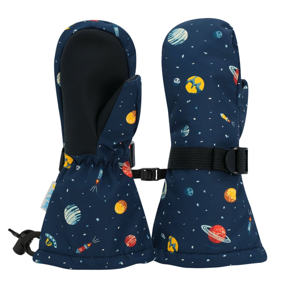 Jan & Jul Toasty-Dry Waterproof Snow Mittens – Planet Patrol - Nest and Sprout-Jan & Jul