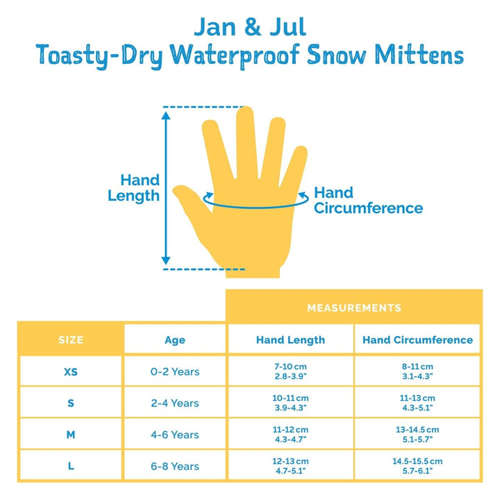 Jan & Jul Toasty-Dry Waterproof Snow Mittens – Dark Spruce - Nest and Sprout-Jan & Jul