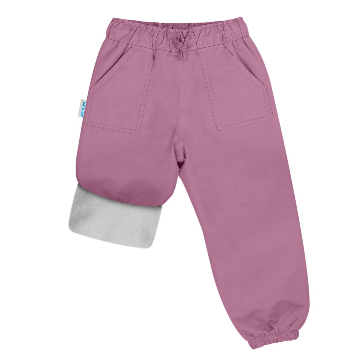 Jan & Jul Cozy-Dry Rain Pants (Fleece Lined) – Dark Plum - Nest and Sprout-Jan & Jul
