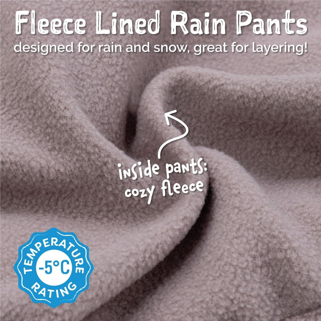 Jan &amp; Jul Cozy-Dry Rain Pants (Fleece Lined) – Planet Patrol - Nest and Sprout-Jan &amp; Jul