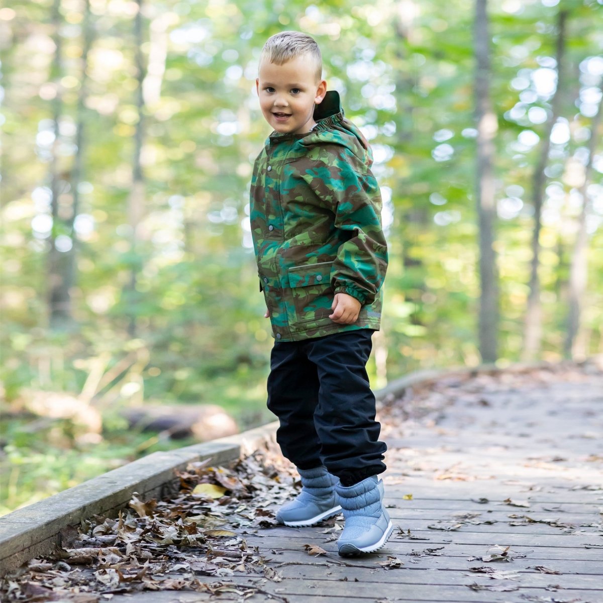 Jan & Jul Puddle - Dry Rain Pants (Single Layer) - Black - Nest and Sprout - Jan & Jul
