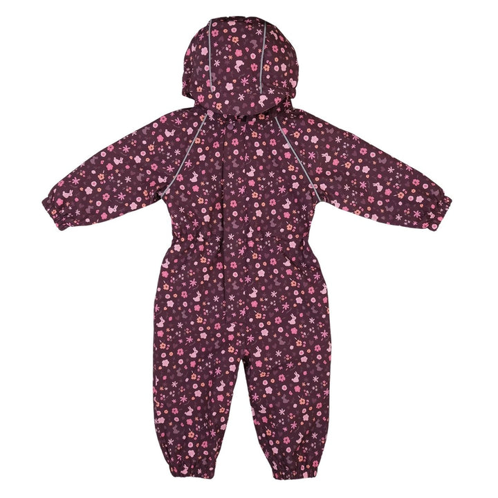 Jan & Jul Cozy-Dry Rain Play Suit (fleece lined) – Bunny Blooms - Nest and Sprout-Jan & Jul