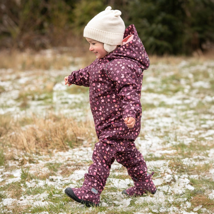 Jan & Jul Cozy-Dry Rain Play Suit (fleece lined) – Bunny Blooms - Nest and Sprout-Jan & Jul